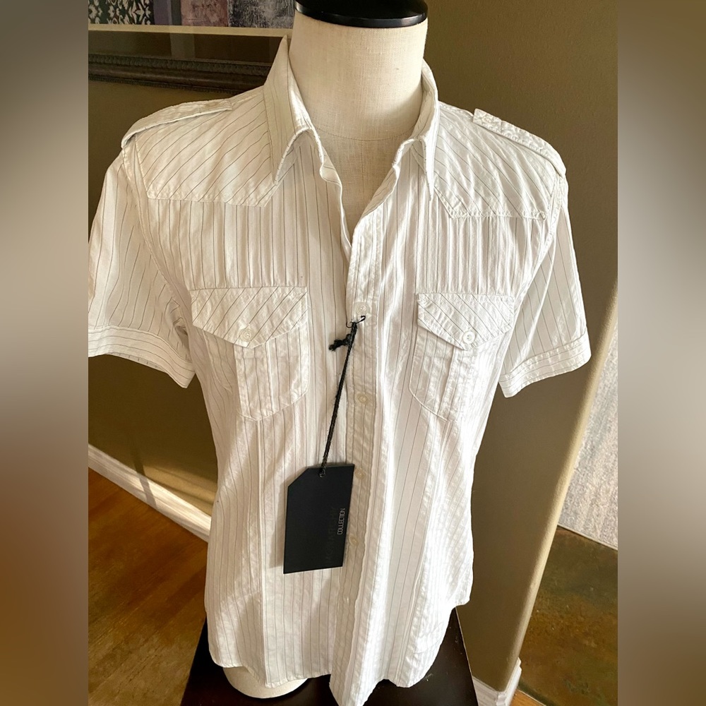 MONARCHY Button Down Shirt GREAT FOR SUMMER. Size ~ Large